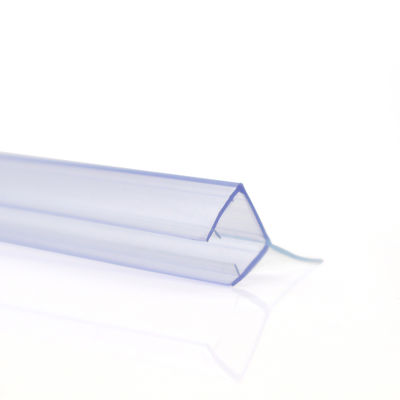 पारदर्शी पीवीसी वाटरप्रूफ सील स्ट्रिप्स स्लाइडिंग बाथरूम ग्लास डोर के लिए 6-12 मिमी चौड़ाई