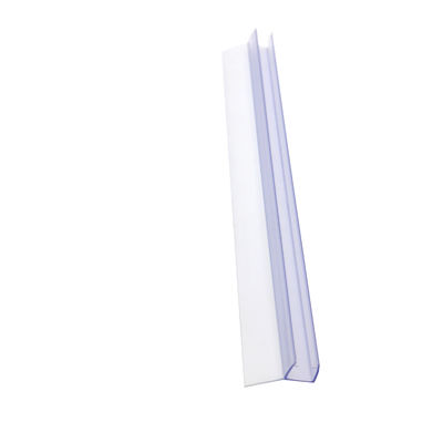 पारदर्शी पीवीसी वाटरप्रूफ सील स्ट्रिप्स स्लाइडिंग बाथरूम ग्लास डोर के लिए 6-12 मिमी चौड़ाई