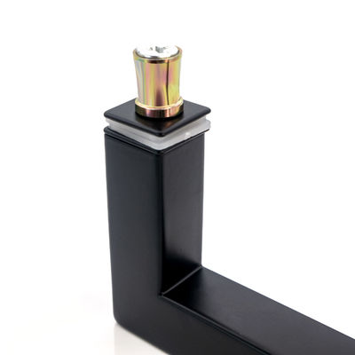 आधुनिक होटल डिज़ाइन के लिए स्टेनलेस स्टील स्क्वायर शावर डोर हैंडल 6 "8" बैक टू बैक