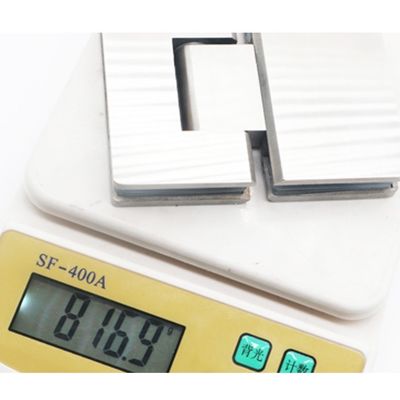 180 डिग्री होटल स्टेनलेस स्टील ग्लास शावर डोर वॉल माउंट हिंज, लंबे जीवन के लिए