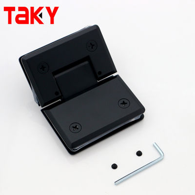 कांच के दरवाजे का हार्डवेयर एडजस्टेबल 135 डिग्री ग्लास से ग्लास बेवेल्ड एज शावर डोर हिंज