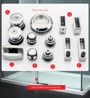 8-12 मोटी सुरक्षित ग्लास के साथ अत्यधिक जंग प्रतिरोधी खलिहान दरवाजा और हार्डवेयर किट