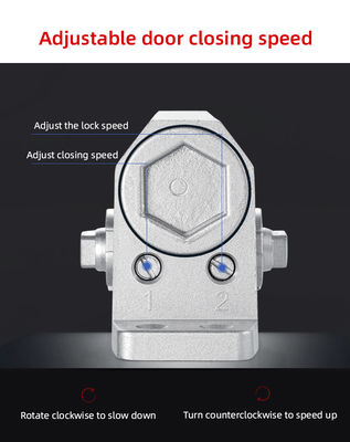 भारी ड्यूटी एल्यूमिनियम हाइड्रोलिक डोर क्लोजर 60KG एडजस्टेबल स्पीड
