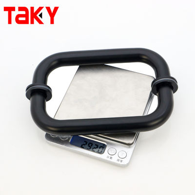 राउंड मैट ब्लैक शावर ग्लास डोर हैंडल ग्लास टू ग्लास शावर डोर हैंडल