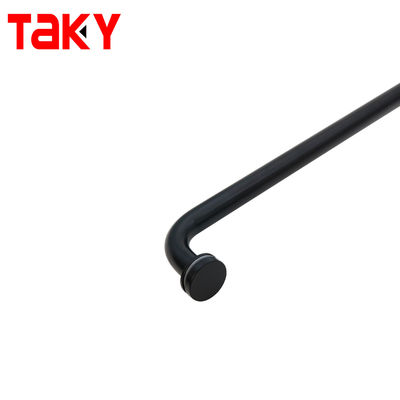 थोक उच्च गुणवत्ता वाला फैशन ग्लास डोर सिंगल साइड टॉवेल बार हैंडल