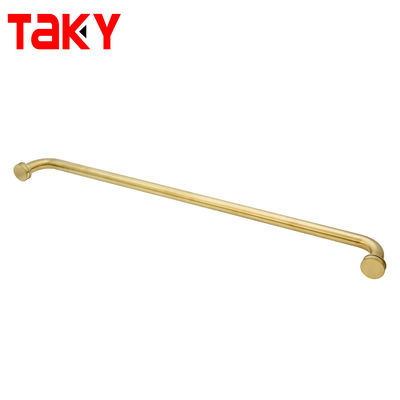 नई शैली का गोल्ड टॉवल बार सिंगल साइडेड स्टेनलेस स्टील शावर ग्लास दरवाज़े का हैंडल