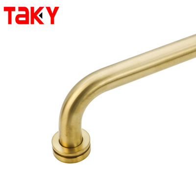 नई शैली का गोल्ड टॉवल बार सिंगल साइडेड स्टेनलेस स्टील शावर ग्लास दरवाज़े का हैंडल