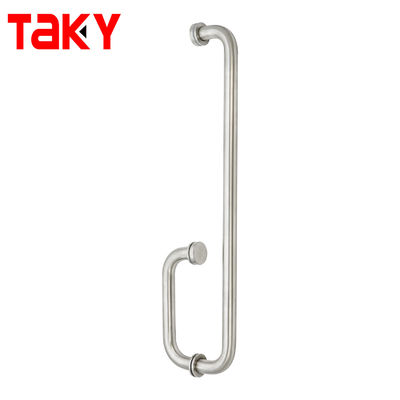High Quality G shape Stainless Steel Glass Door Handle Hotel Bathrooms Handle