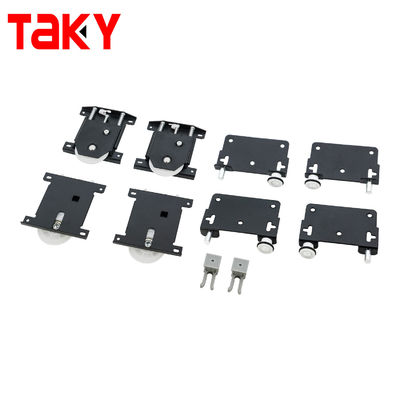 अच्छा दाम आधुनिक अलमारी हार्डवेयर फिटिंग के लिए लंबी उम्र के एल्यूमीनियम स्लाइडिंग डोर रेल और पहिये ऑनलाइन