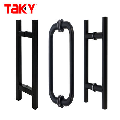 अच्छा दाम आधुनिक डिज़ाइन शैली के साथ सिल्वर स्क्वायर स्टेनलेस स्टील शावर ग्लास पुल डोर हैंडल ऑनलाइन