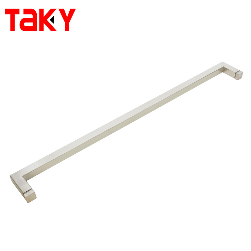 Stainless Steel Shower Room Door Pull Handle Back to Back Towel bar Sliding Glass Door Handle