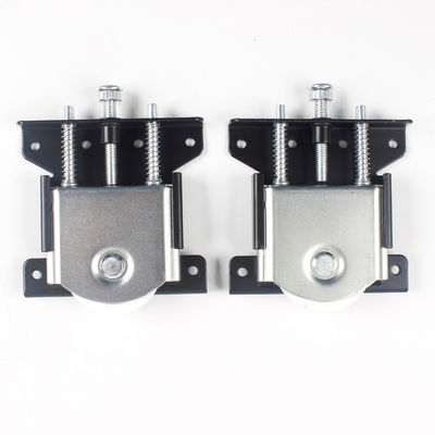 अच्छा दाम 8.5 सेमी * 11 सेमी ब्लैक सिल्वर साउथ अमेरिका स्टील हैवी ड्यूटी नालीदार स्लाइडिंग डोर रोलर व्हील ऑनलाइन
