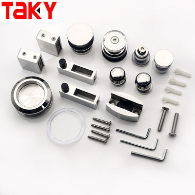 अच्छा दाम शॉवर बार्न डोर पुएर्टा डी डुचा के लिए मिरर फ़िनिश स्लाइडिंग ग्लास डोर हार्डवेयर किट ऑनलाइन