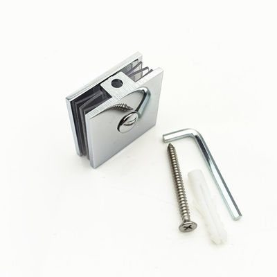 कनाडा पीतल क्रोम प्लेट वॉल टू ग्लास शावर क्लैंप, दरवाज़े की चौड़ाई 600-800mm के लिए, हॉट आइटम