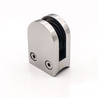 स्टेनलेस स्टील वॉल माउंट बाथरूम शावर ग्लास क्लैंप स्क्वायर कॉर्नर क्लिप हेवी ड्यूटी