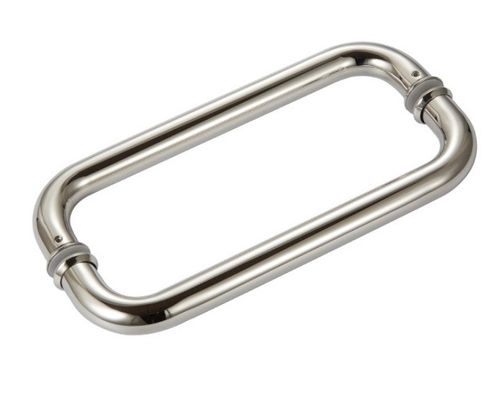 अच्छा दाम शॉवर डोर के लिए रोज़ गोल्ड पुल हैंडल 203*203mm, 8-12mm डोर मोटाई शामिल ऑनलाइन