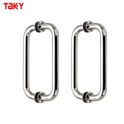 होटल बाथरूम शावर ग्लास डोर पुल हैंडल स्टेनलेस स्टील 304 ग्लास डोर हैंडल