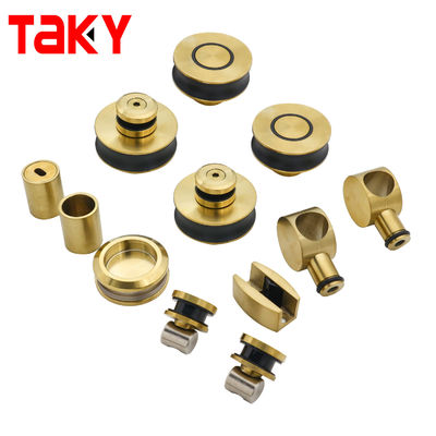 अच्छा दाम उच्च गुणवत्ता वाले फ्रेमलेस जिंक अलॉय स्लाइडिंग ग्लास डोर हार्डवेयर शावर डोर हार्डवेयर किट ऑनलाइन