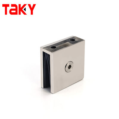 अच्छा दाम स्क्वायर शॉवर ग्लास दरवाजा क्लैंप बाथरूम दीवार के लिए ग्लास माउंट क्लैंप ऑनलाइन