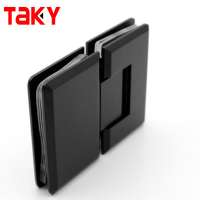 अच्छा दाम 8-12 मिमी ग्लास के लिए 180 डिग्री ब्लैक शावर डोर ग्लास से ग्लास हिंज बाथरूम शावर हिंज ऑनलाइन