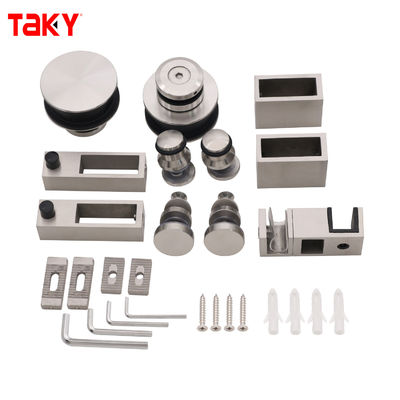 हॉट सेलिंग फ्रैमलेस शॉवर रूम एक्सेसरीज फिटिंग स्लाइडिंग ग्लास डोर सिस्टम किट