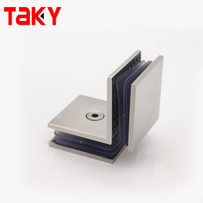 अच्छा दाम फैक्टरी निर्माता 90 डिग्री ग्लास रेलिंग क्लैंप डबल पैनल क्लिप ग्लास डोर क्लैंप ऑनलाइन