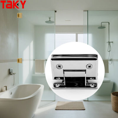 अच्छा दाम Europe and America Design H Shape Bathroom Glass Clamp Frameless Tempered Shower Glass Door Hinges ऑनलाइन