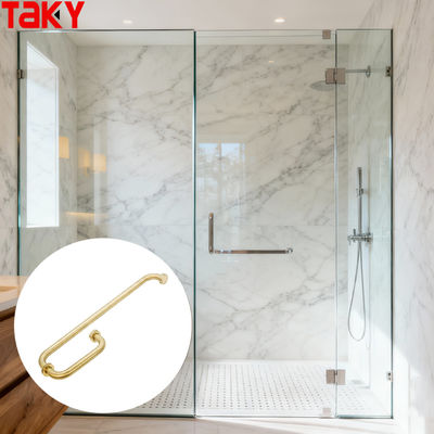 जी टाइप मॉडर्न लक्ज़री स्टेनलेस स्टील होटल टॉवल बार ग्लास डोर पुल हैंडल