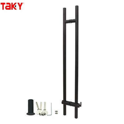 अच्छा दाम आधुनिक शैली स्टेनलेस स्टील एच टाइप लॉकिंग ग्लास डोर हैंडल, शावर और घरेलू उपयोग के लिए ऑनलाइन