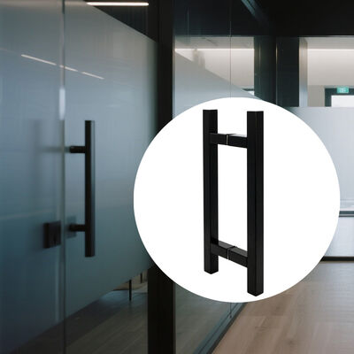 अच्छा दाम आधुनिक SS304 स्टेनलेस स्टील शॉवर ग्लास दरवाजा हैंडल 203*203*19*1.0 मिमी आकार और पॉलिश खत्म के साथ ऑनलाइन