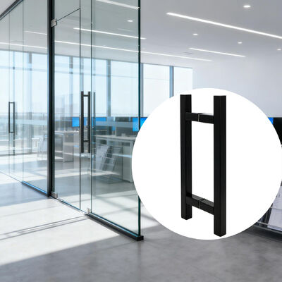 अच्छा दाम होटल के लिए स्टेनलेस स्टील पुश पुल डोर हैंडल कमर्शियल ग्रेड आधुनिक डिजाइन एच आकार ऑनलाइन