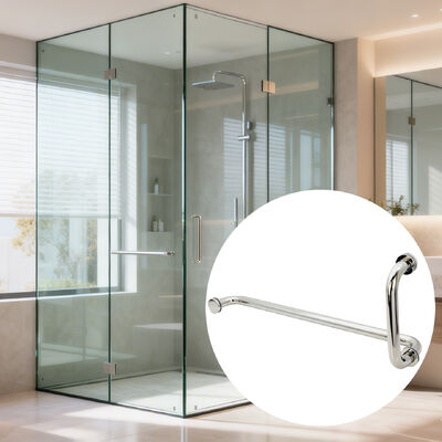 Modern Design 304 Stainless Steel Easy Installation Shower Glass Door Handle